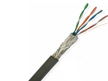 Multicolor CAT7 Shielded SSTP PVC Network Cable HDPE Insulation Length 0.5m/1m/2m/3m/5m