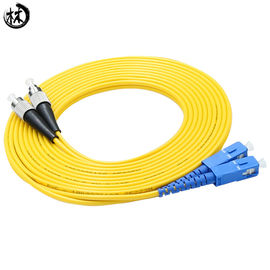Durability Upc Sm Dx Fc Sc Patch Cord , Fiber Optic Ethernet Cable 3 Meter