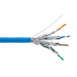 500MHz S/FTP CAT6 Network Cable 4P + F Twisted Pair LDPE Outer Jacket