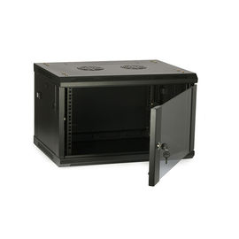 Enclosure Network Rack Cabinet 6U High Loading Capacity With Locking Glass Door