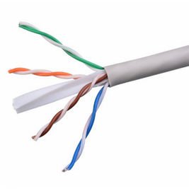 250MHz Bare Copper UTP Ethernet Cable Cat 6 305M Roll 23AWG Long Life