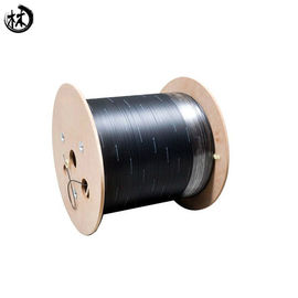 Black FRP / Steel Fiber Optic Patch Cord 2 Core Single Mode