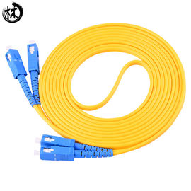 5M SC/UPC-SC/UPC Fiber Optic Ethernet Cable Good Durability For Telecommunication