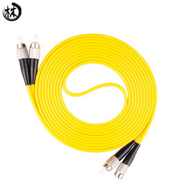 LC-LC UPC DX Fiber Optic Patch Cord High Tensile Strength For Telecommunication