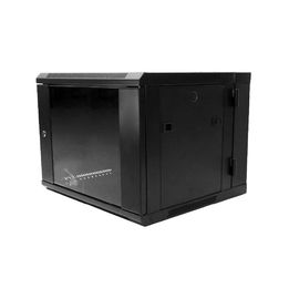12u Wall Mounted Data Cabinet , 19 Inch Server Rack Cabinet SPCC Cold Rolled Steel
