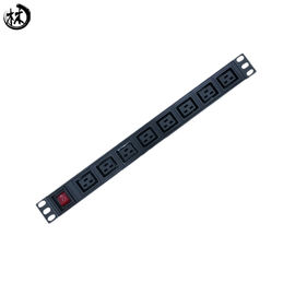 19 Inch 8 Way Socket PDU Max Output Power 2500W For Cabinet Accessories
