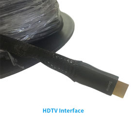 Fiber optical HDMI cable flat cable with chip 1.4V 1080P 4k*2k 18.0Gbs 60M/70M/80M/90M/100M   hdtv cable