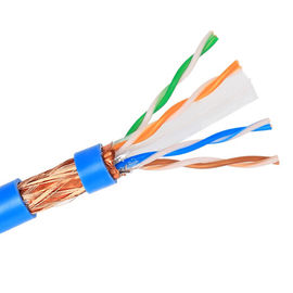 E- Bright Shielded SFTP Indoor CAT6 Lan Cable STP Pure Copper For Cabling System