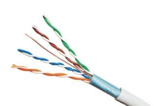 Telecommunication Cat5e UTP Network Cable 305m 24AWG CCA / Bare Copper