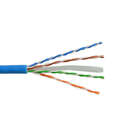 Bare Copper 8 Conductors 26AWG UTP Cat6 Network Cable