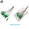 C/APC Single Mode Fiber Pigtails 12 Colors 1 Meter Custom Lengths LSZH / PVC Jacket