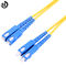 5M SC/UPC-SC/UPC Fiber Optic Ethernet Cable Good Durability For Telecommunication