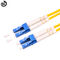 2M LC/UPC-LC/UPC Fiber Optic Drop Cable Customized Length PVC/LSZH Material