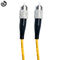 Yellow 3 Meter Upc Fc Sc Patch Cord , Fiber Optic Drop Cable Fc-Fc Custom Lengths
