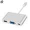 Kico USB C Adapter Hub Type C USB 3.1 to VGA USB 3.0 Cable Multiport Digital AV Adapter with Type C PD Data and Charging Adapter