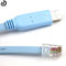 Blue USB To RJ45 Cable Essential Accesory For Netgear , Linksys Router And Switches