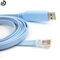 Blue USB To RJ45 Cable Essential Accesory For Netgear , Linksys Router And Switches