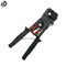 Black Kico 8261 Hand Crimping Tools RJ12 / RJ11 Plier Long Term Durability
