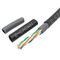 Outdoor UTP Network Cable Grey Black Long Life Time CCA/CU Conductor
