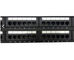 Modular 48 Port Cat6 Patch Panel Cold Rolled Steel For Network Cabling System