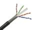 PVC Jacket Lan 4 Pair Cable , Utp Cat 6 Outdoor 23AWG With Fluke Pass