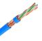 Frequency 1-250MHz UTP Network Cable 23AWG Twisted Pair Connector 0.58mm