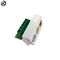 Type 128 lotus audio-video screw wiring weld-free module with black, white, gold and silver panels