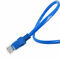 Blue T568B T568B Cca Utp Rj45 0.5m Patch Cord Cable